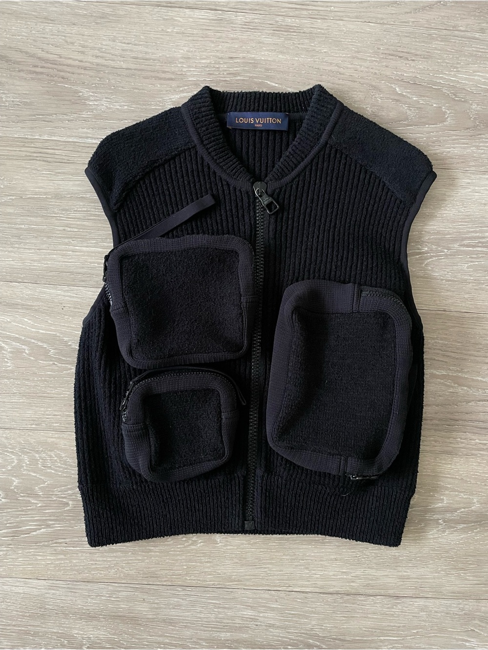 Louis Vuitton x Virgil abloh multi pockets 3D vest black